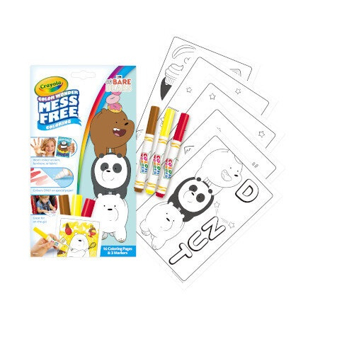 Crayola Color Wonders Mess Free We Bare Bears Mini Pack Colouring Pad