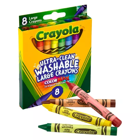 Crayola 8ct Washable Large Crayons