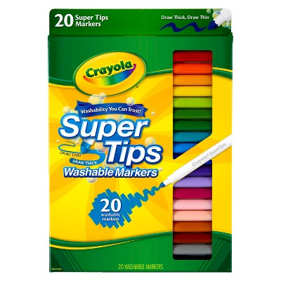 Crayola Super Tips 20ct Washable Markers