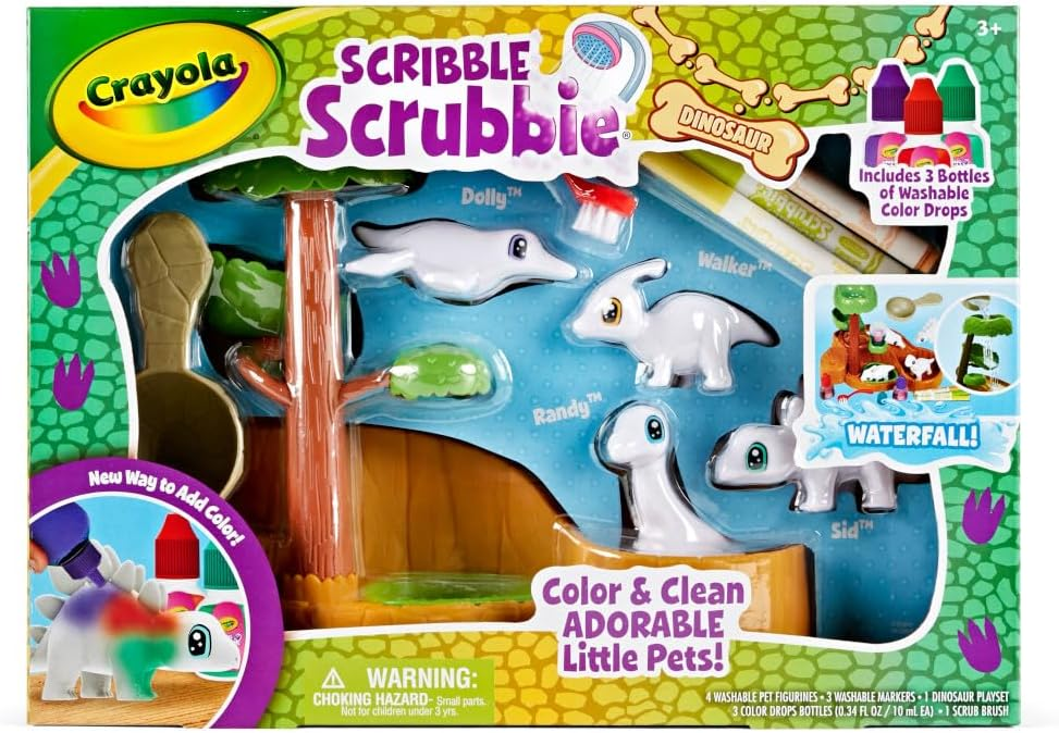 Crayola Scribble Scrubbie Pets Dinosaur Waterslide