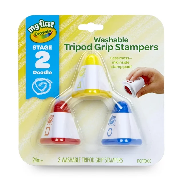 Crayola My First Washable Tripod Grip Stampers