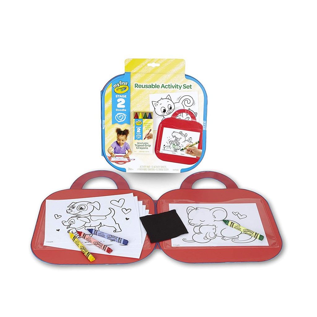 My First Crayola Reusable Doodle Activity Set