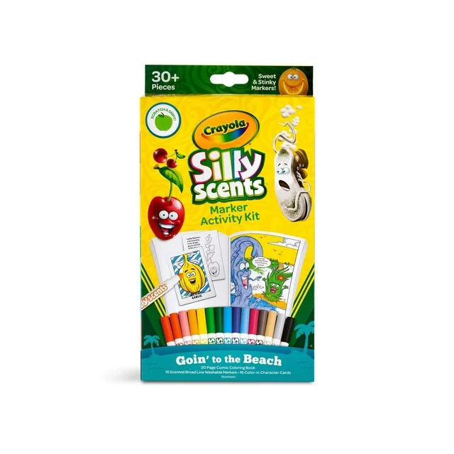 Crayola Silly Scents Marker Activity Kit Goin' to the Beach