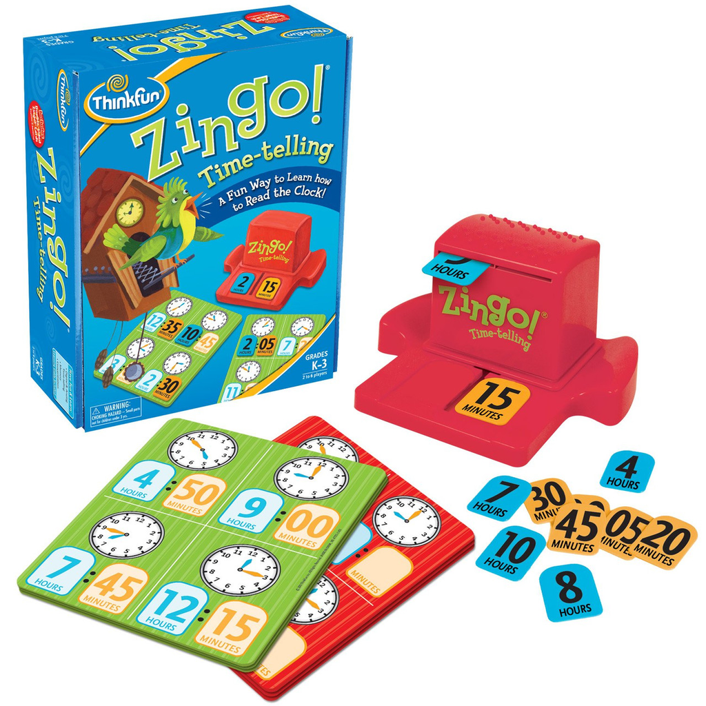 ThinkFun Zingo Time Telling