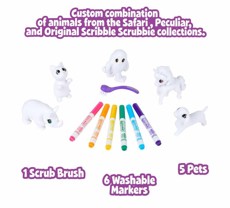 Crayola Scribble Scrubbie Pets Confetti Party Playset