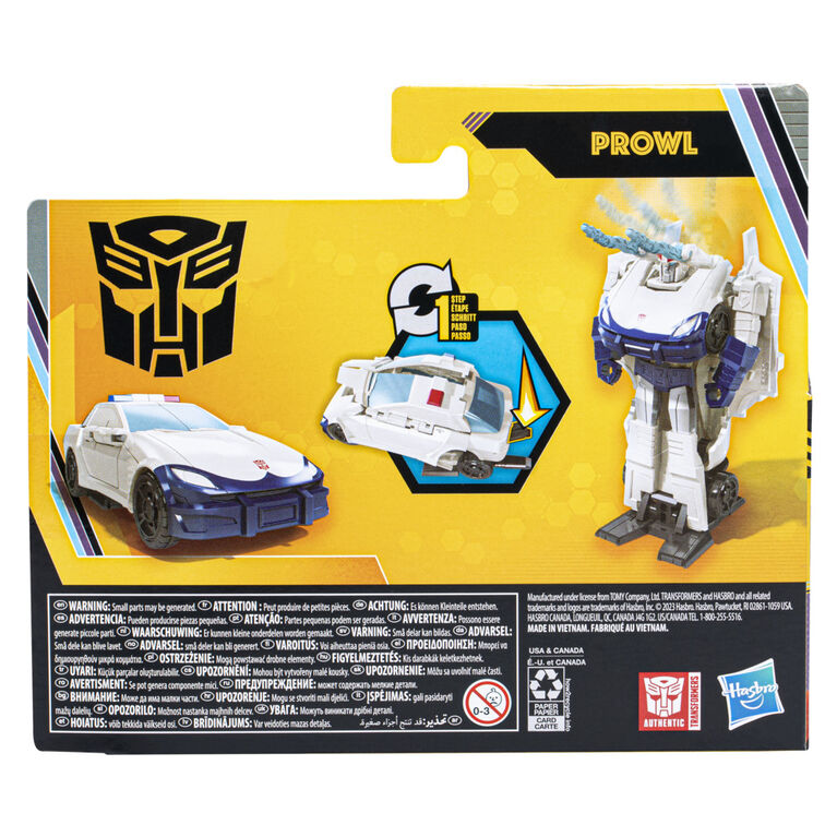 Transformers Buzzworthy Bumblebee 1-Step Changer Prowl Action Figure