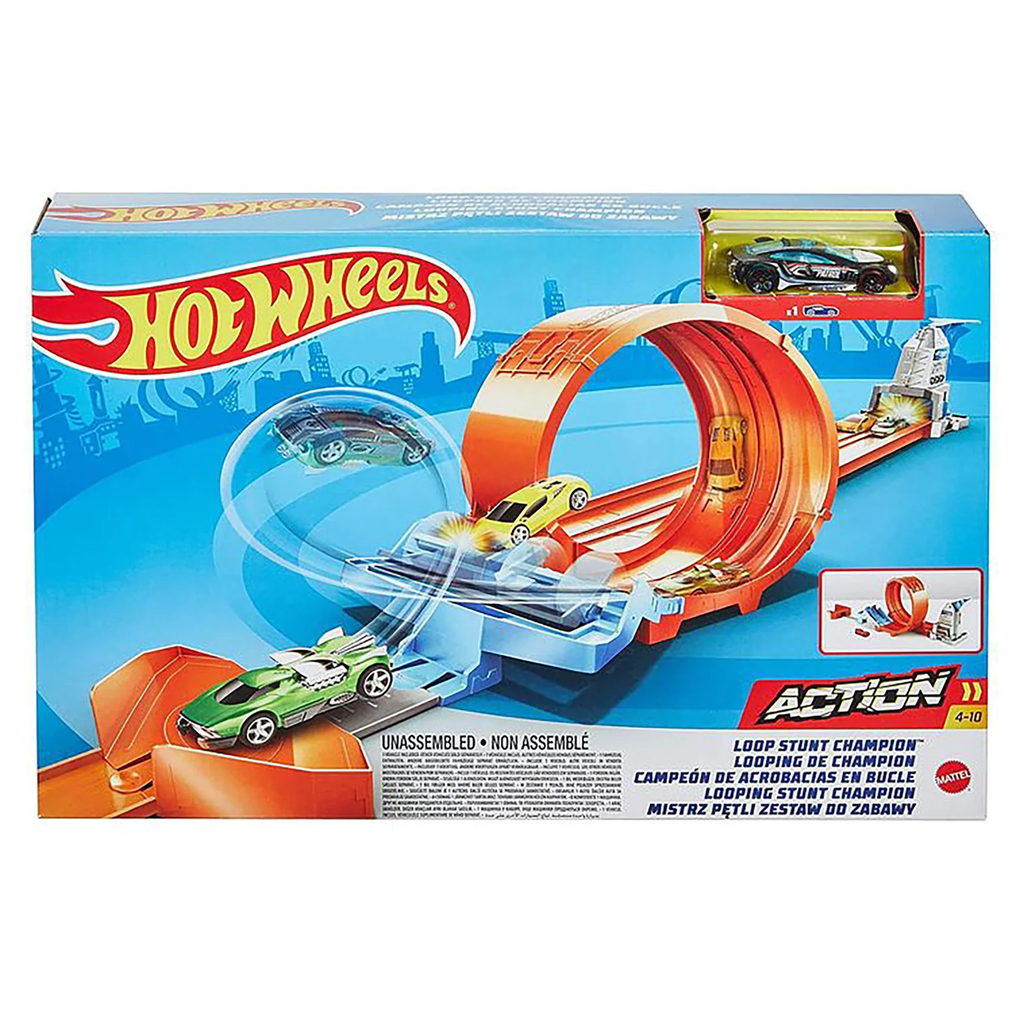 Hot Wheels Action Loop Stunt Champion Track Set