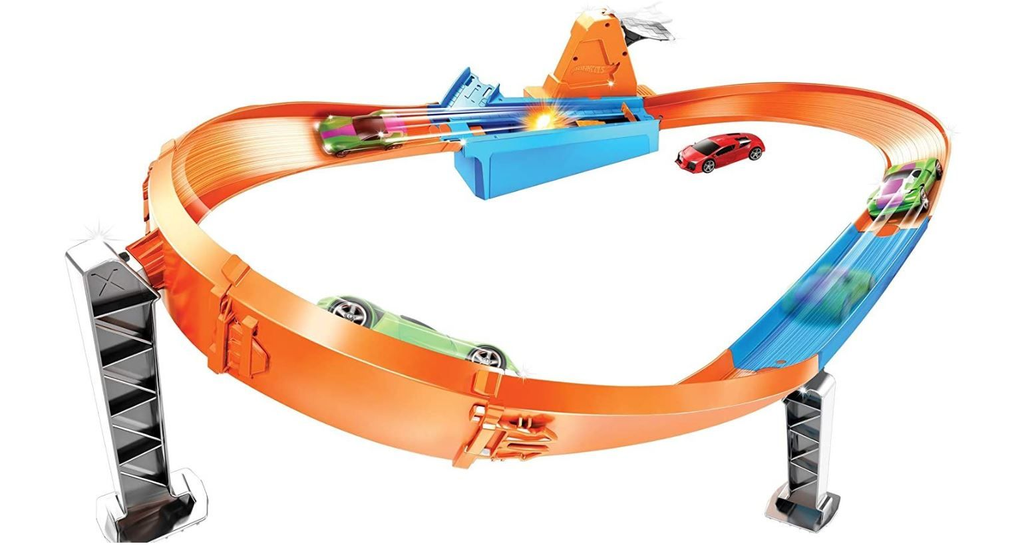 Hot Wheels Action Rapid Raceway Champion Track Set