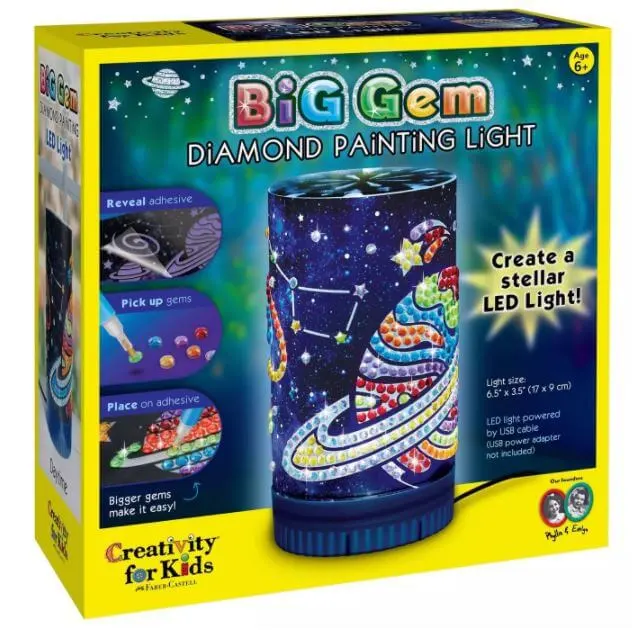 Creativity For Kids Big Gem Diamond Painting Light