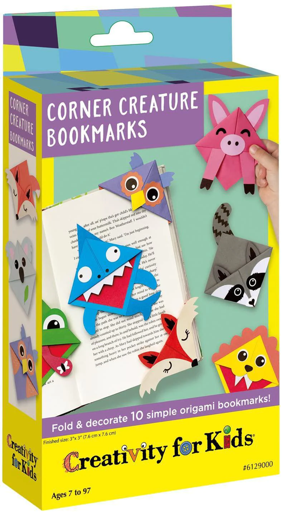 Creativity for Kids Corner Creature Bookmarks