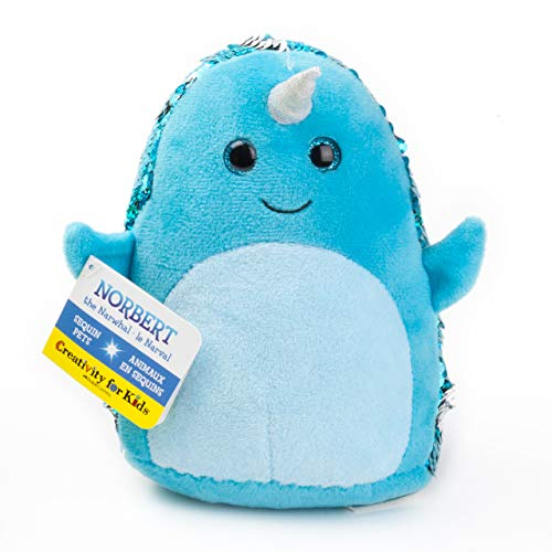 Creativity for Kids Mini Sequin Pets Norbert The Narwhal