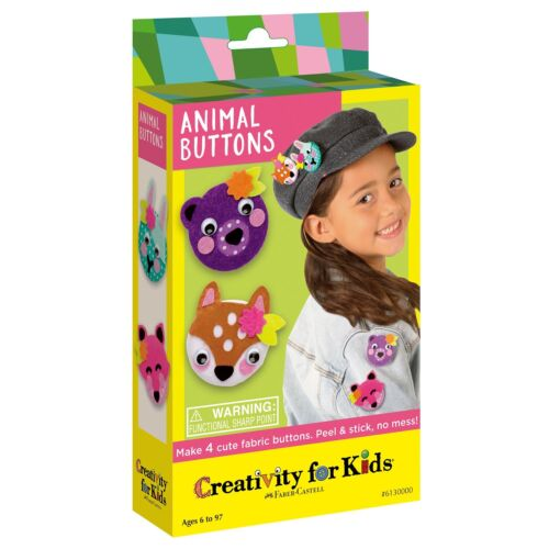 Creativity For Kids Make Your Own Animal Buttons