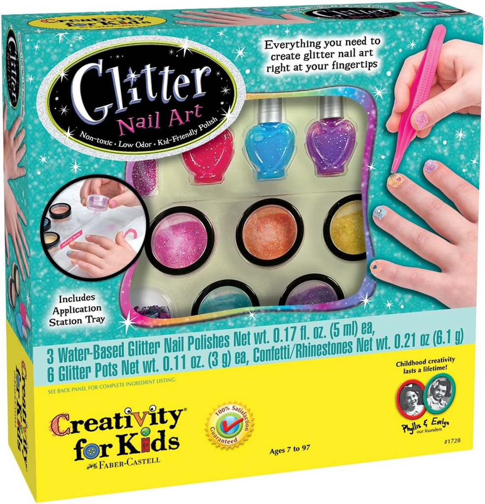 Creativity For Kids Glitter Nail Art