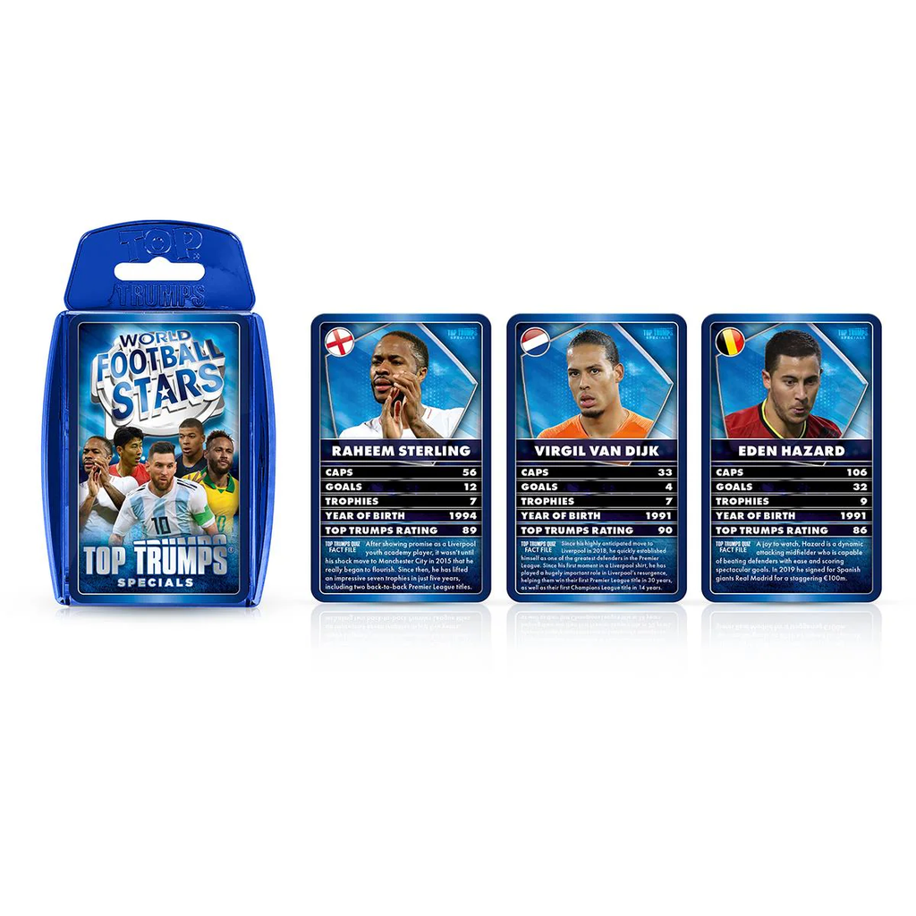 Top Trumps World Football Stars Blue