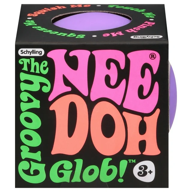 The Groovy Glob NeeDoh Squishy Ball ( Classic) Asst Color