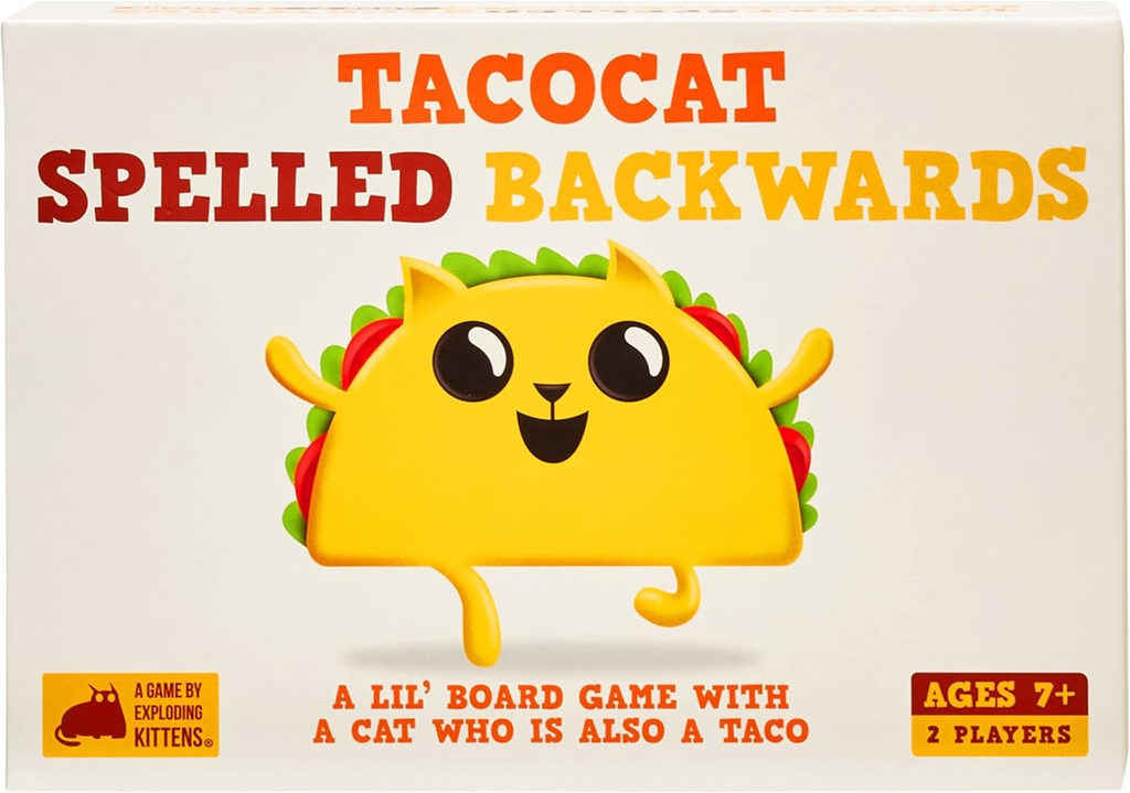 Tacocat Spelled Backwards Card Game