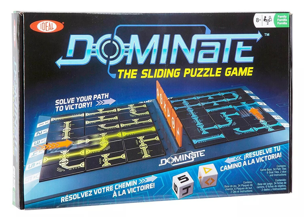 Dominate The Sliding Puzzle Game (Minor Creases)