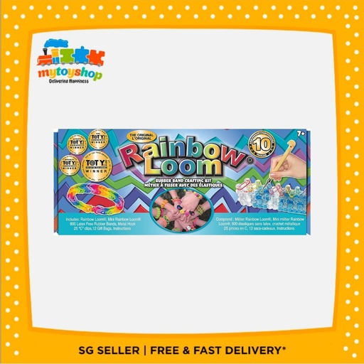 Rainbow Loom Rubber Bands Crafting Kit