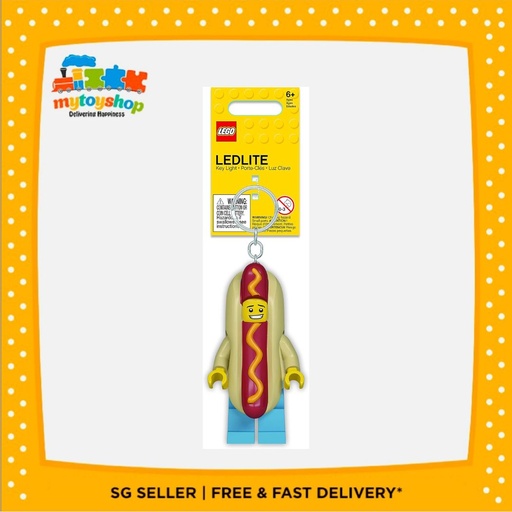 LEGO Keychain Classic Hot Dog Guy Keylight