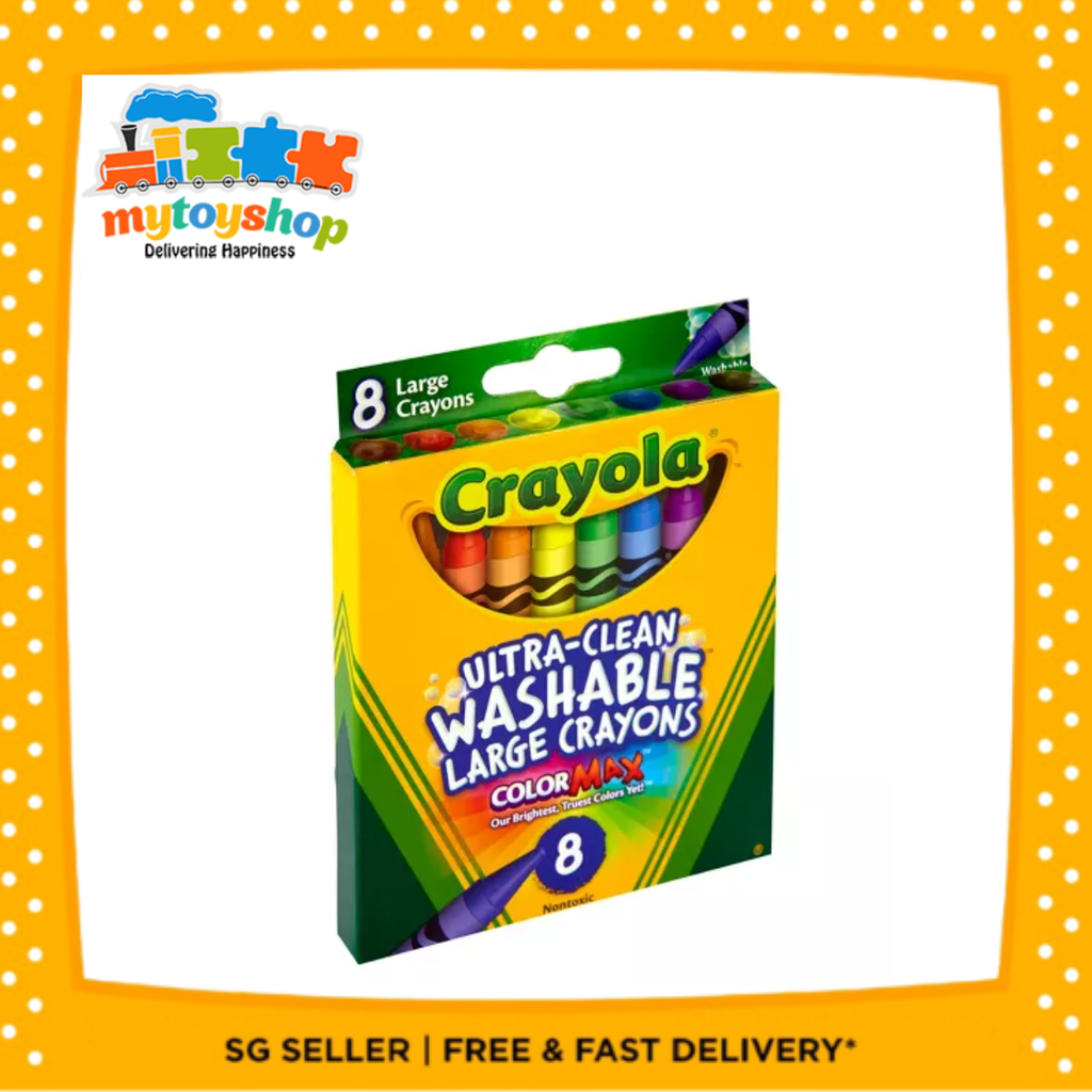 Crayola 8ct Washable Large Crayons