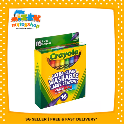 Crayola 16ct Ultra Clean Washable Large Crayons