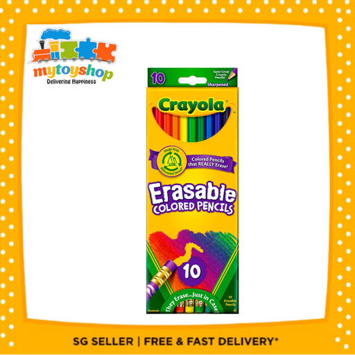 Crayola 10ct Erasable Colored Pencils