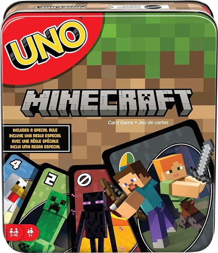 UNO Minecraft Tin Card Game