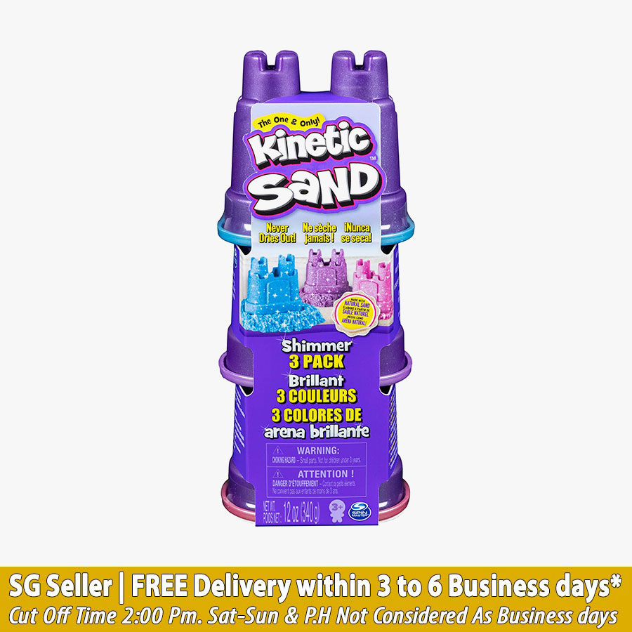 Kinetic Sand Shimmer 3 Pack