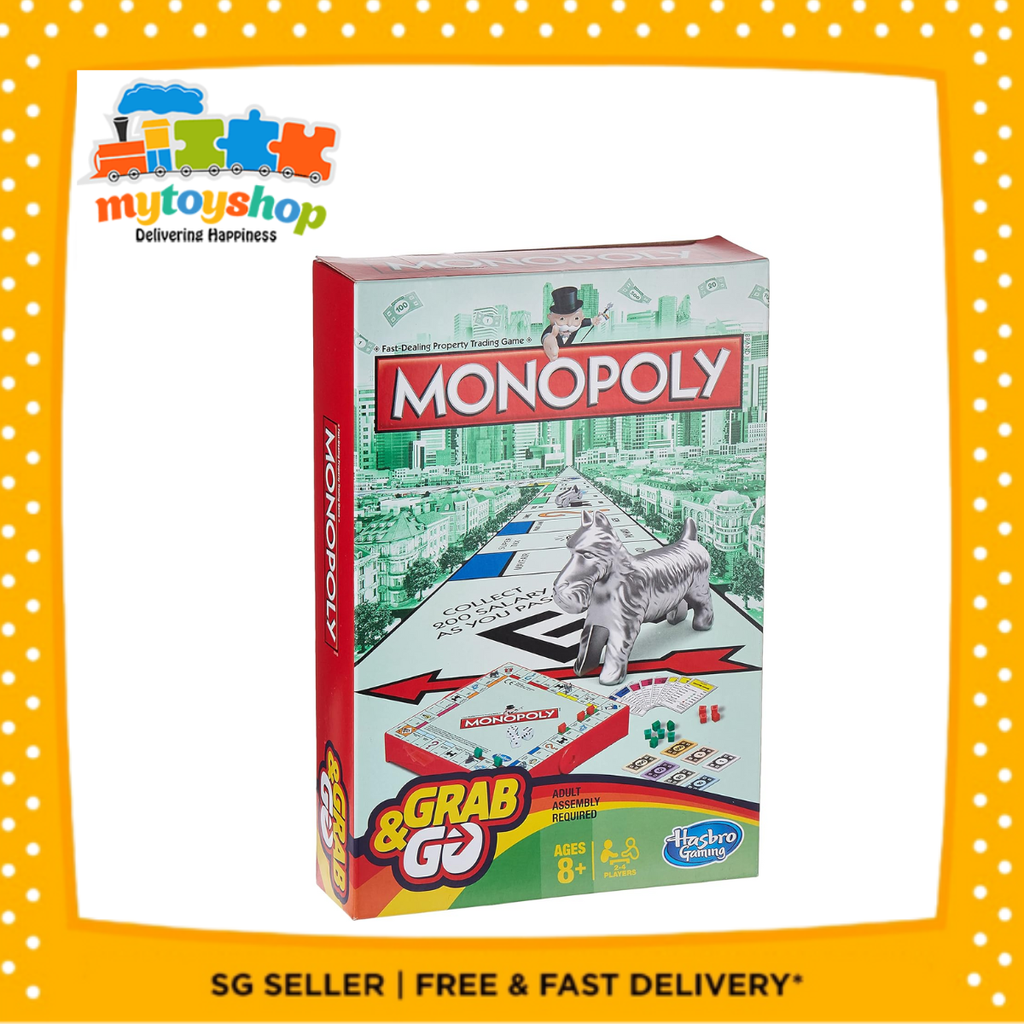 Monopoly Grab n Go Travel Game ( Packaging May Vary )