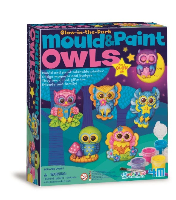 4M Mould n Paint Owls