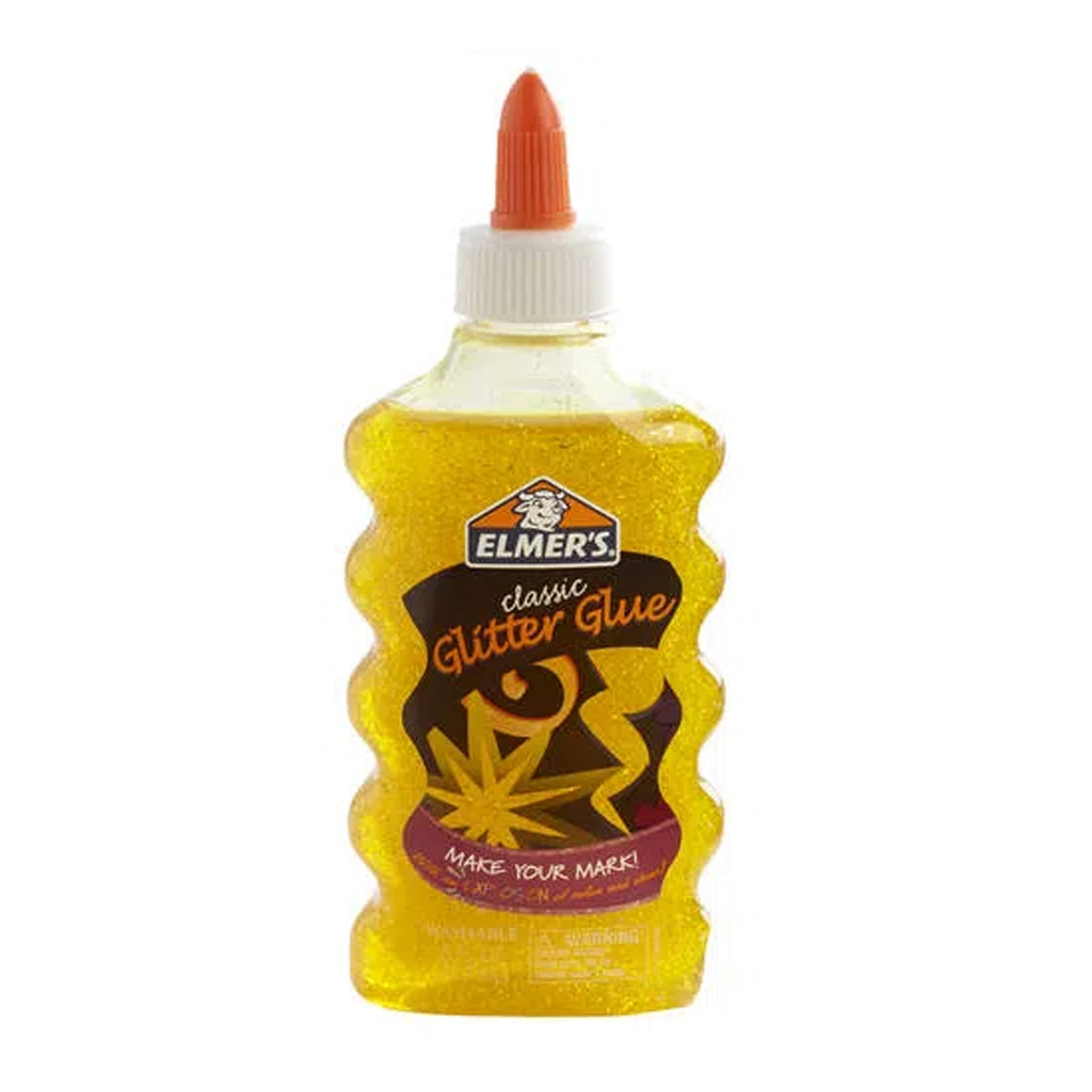 Elmers Glitter Glue Yellow 6OZ