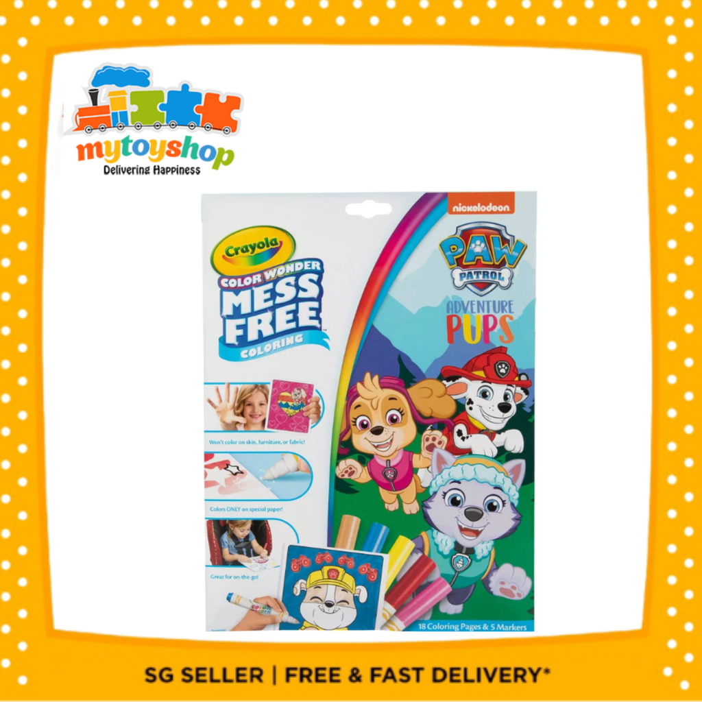Crayola Color Wonder Mess Free  Paw Patrol Foldalope