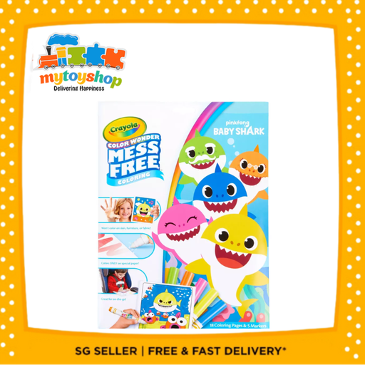 Crayola Color Wonder Mess Free Baby Shark Foldalope