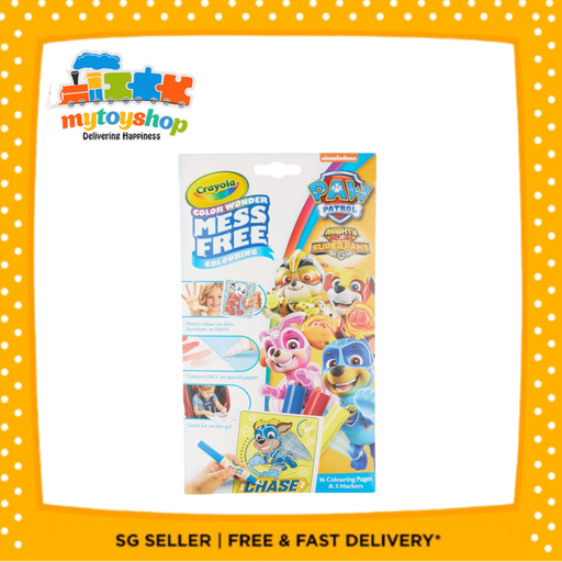 Crayola Color Wonders Mess Free Paw Patrol Mini Pack Colouring Pad