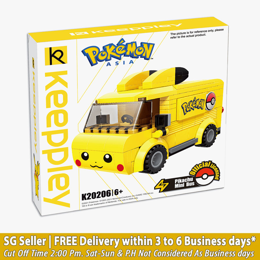 Keeppley Pikachu Mini Bus