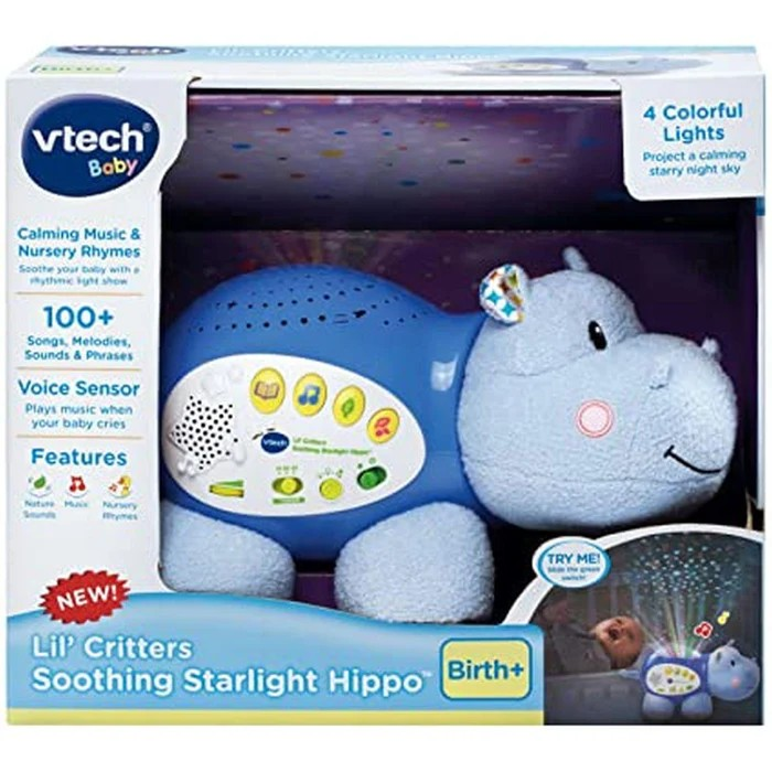 VTech Lil' Critters Soothing Starlight Hippo