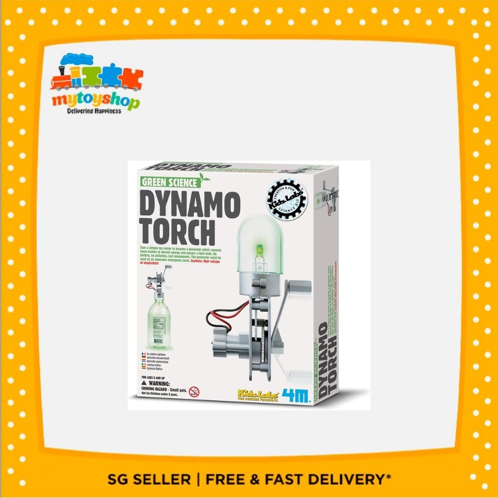 4M Green Science Dynamo Torch