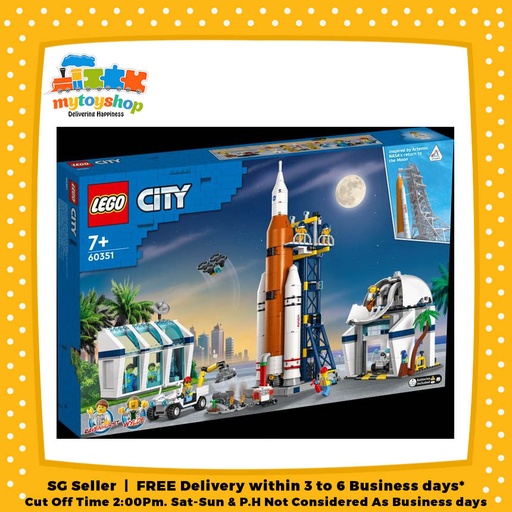 City 60351 Space Port Rocket Launch Center