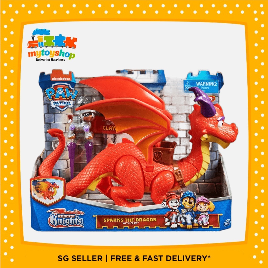 Paw Patrol Sparks e Dragon