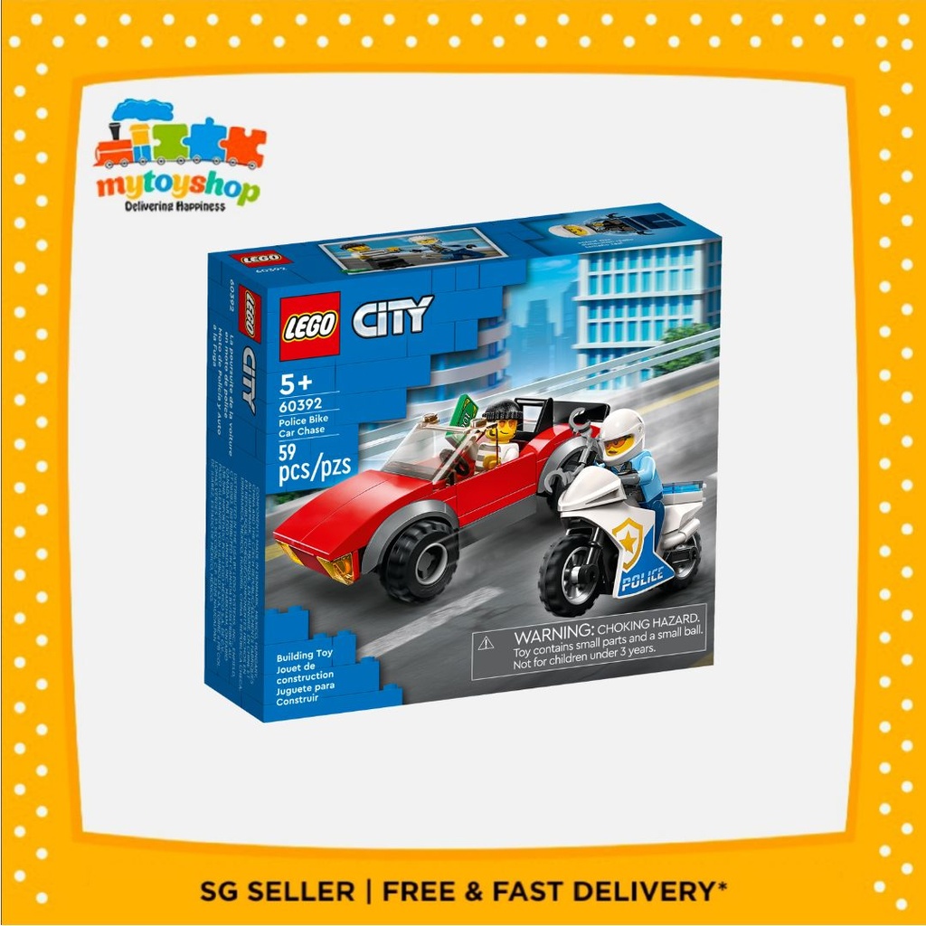 LEGO 60392 City Police Bike Car Chase