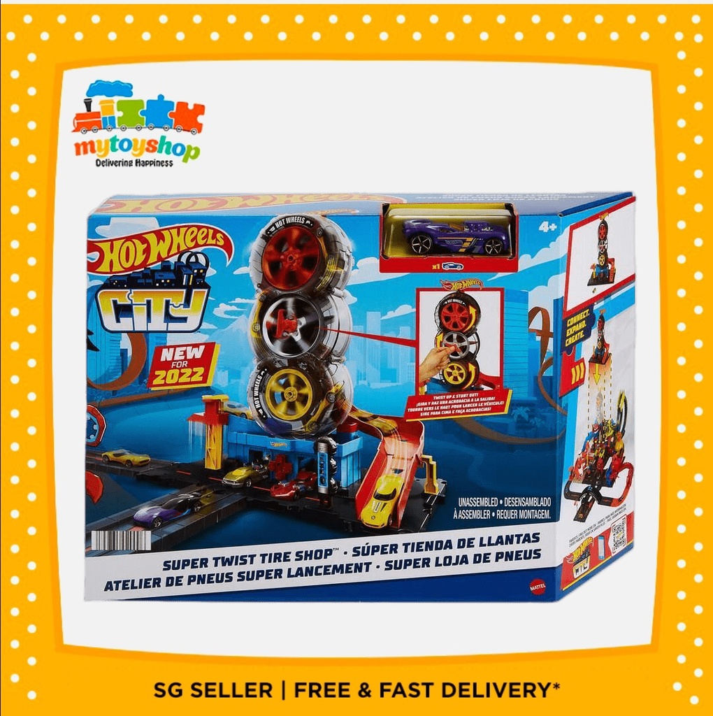 Hot Wheels City Super Twist Tire Shop