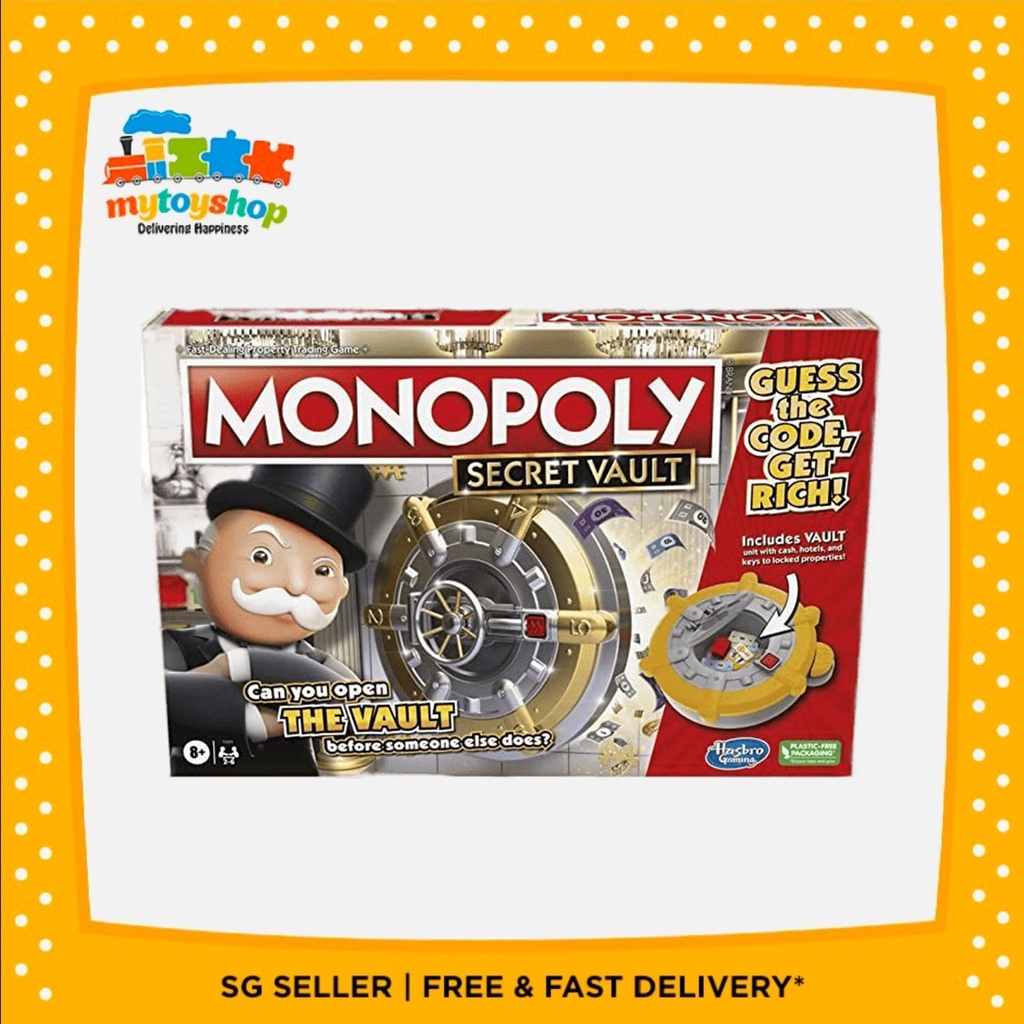 Monopoly Secret Vault Board Game