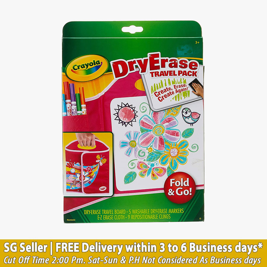 Crayola Fold n Go Dry Erase Travel Pack
