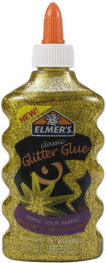 Elmers Glitter Glue Gold 6OZ