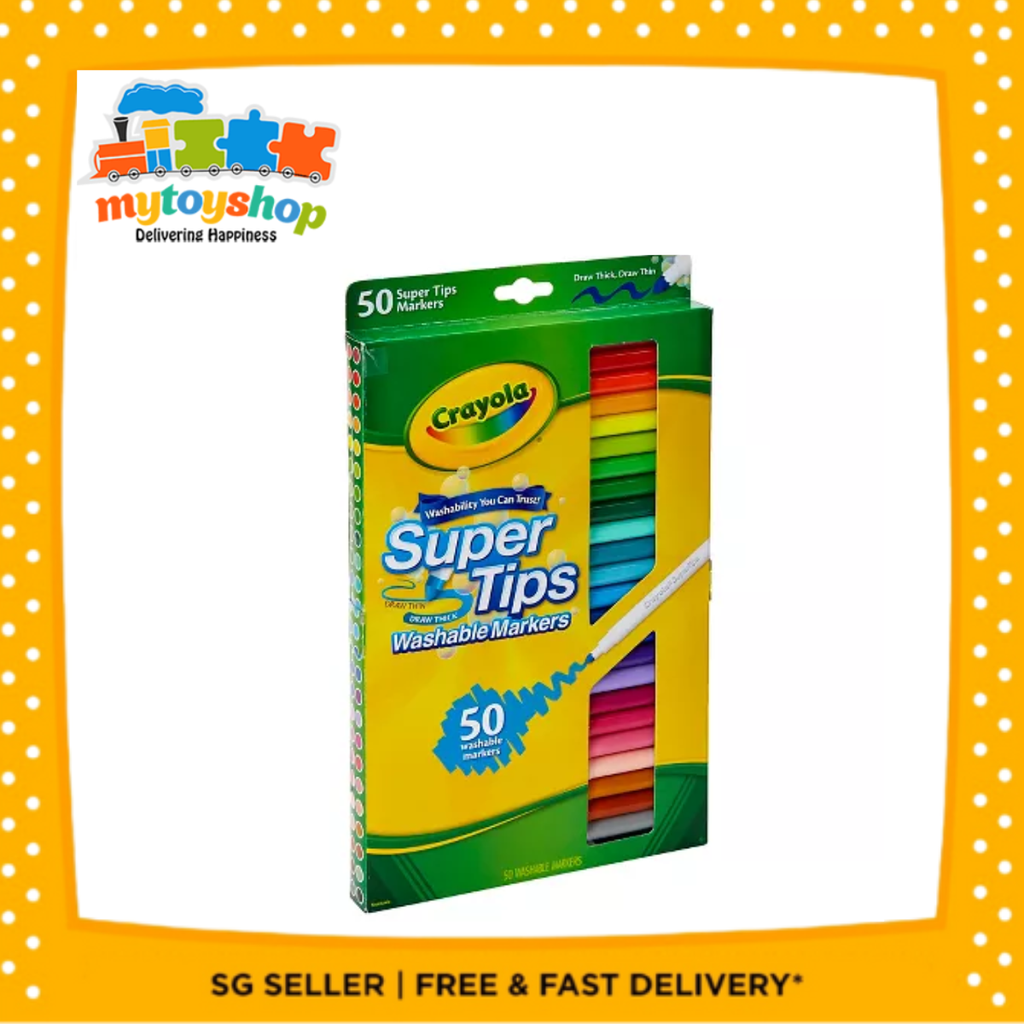 Crayola Super Tips 50ct Washable Markers