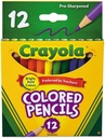 Crayola 36 Short Color Pencils