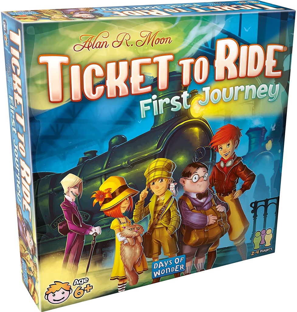 Ticket to Ride First Journey Board Game