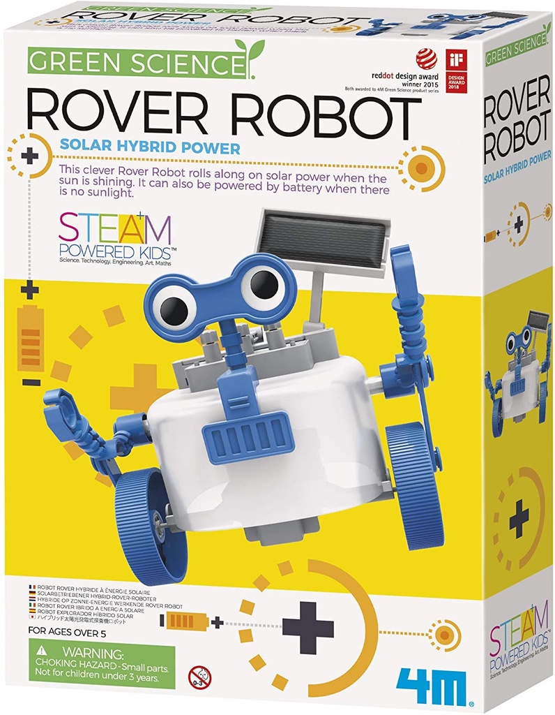 Green Science Rover Robot Solar Hybrid Power