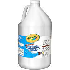 Crayola 128 oz Washable White Paint (3.79 litres)