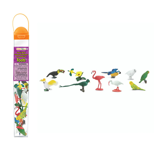 Safari Ltd Exotic Birds Toobs